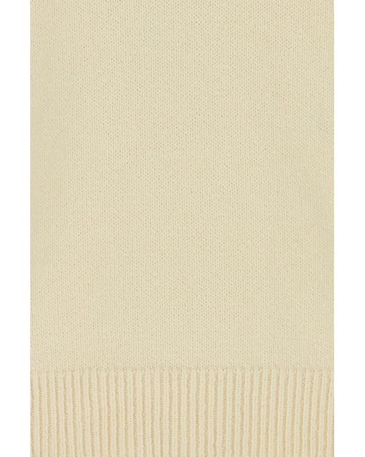 Jil Sander Natural Crew Neck Sweater for men
