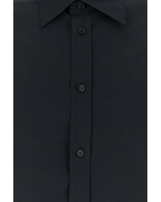 Jil Sander Blue Regular Solid Shirt for men