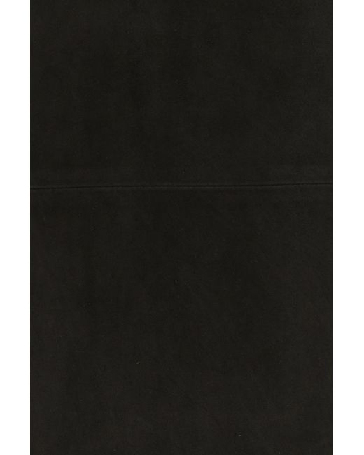 Loulou de Saison Black Dark Brown Suede Engel Skirt