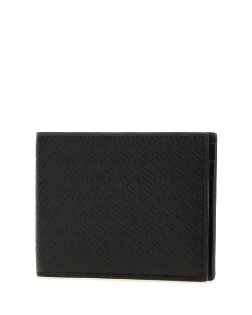 Ferragamo Black Leather Wallet for men