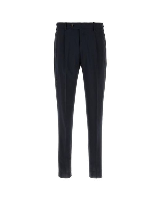 PT Torino Midnight Blue Wool Pant for men