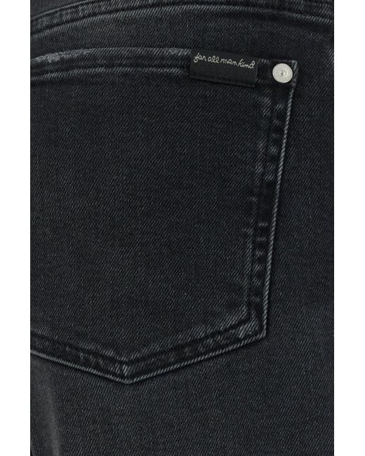 7 For All Mankind Black Jeans