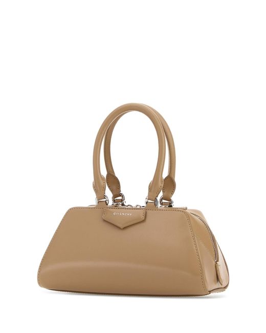 Givenchy Natural Leather Mini Antigona East-West Handbag