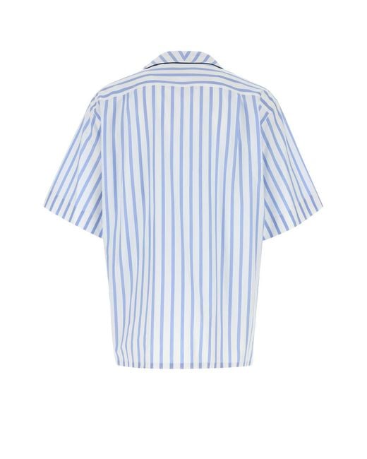Dolce & Gabbana Blue Relaxed Shirt for men
