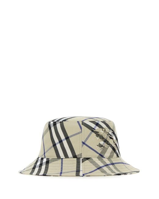 Burberry Multicolor Printed Polyester Blend Bucket Hat for men