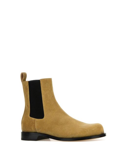 J.W. Anderson Brown Solid Chelsea Boots for men