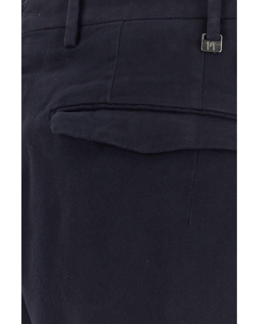 Pantalone in cotone stretch blu scuro di PT Torino in Blue da Uomo
