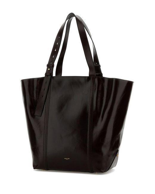 Golden Goose Deluxe Brand Black Deluxe Brand Dark Leather 24.7 Shopping Bag