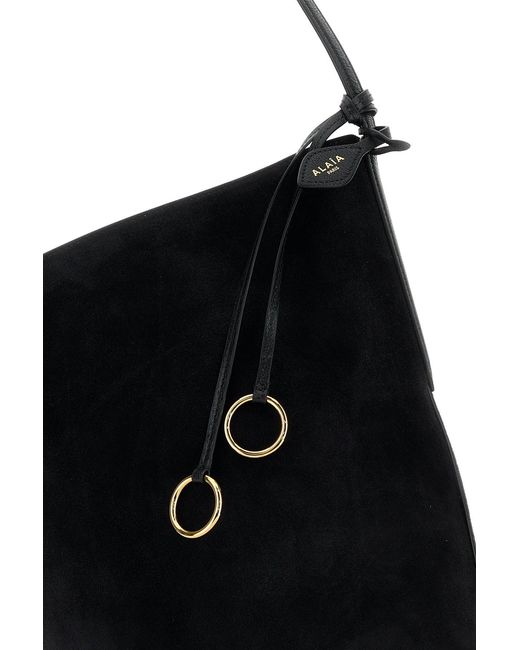 Alaïa Black Suede Bucket Bag
