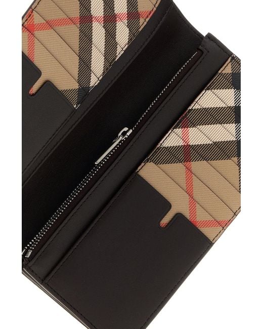 Burberry Brown Chocolate Leather Wallet for men