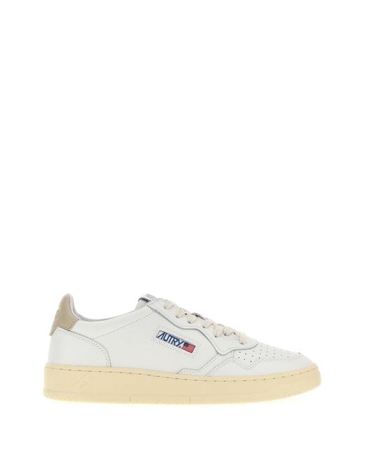 Autry White Lace Up Sneakers for men