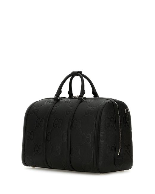 GG JUMBO LEATHER di Gucci in Black da Uomo