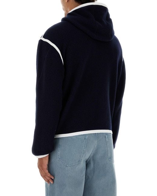 Givenchy Blue Dark Wool Jacket for men