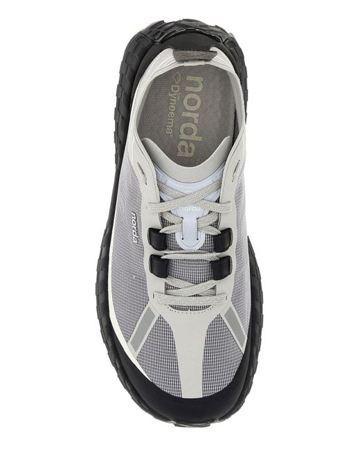 Norda White Multicolor Canvas 001a Sneakers