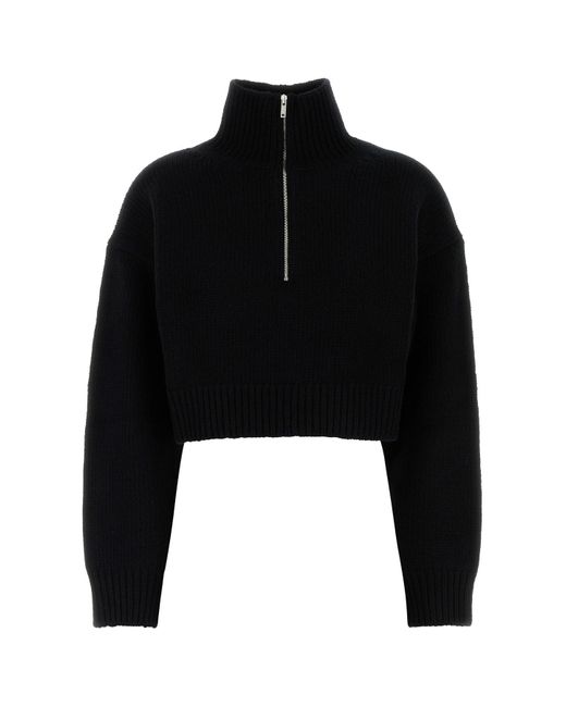 Maglione Sonore in misto lana nera di Nanushka in Black