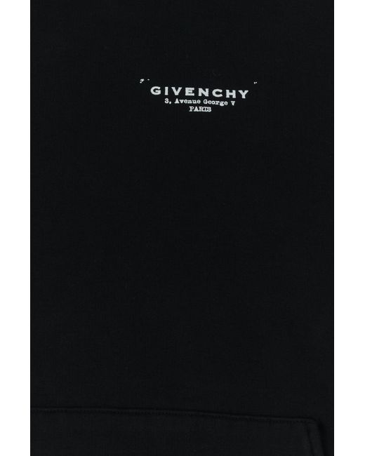 Givenchy Black Cotton Oversize Sweatshirt