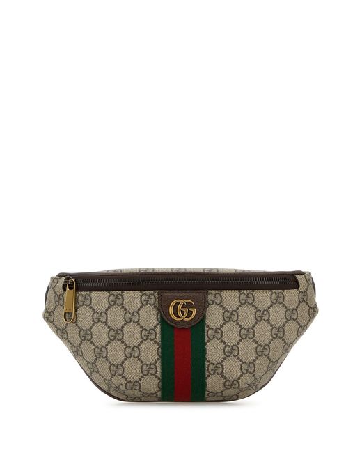 Marsupio Ophidia in tela stampata di Gucci in Gray da Uomo
