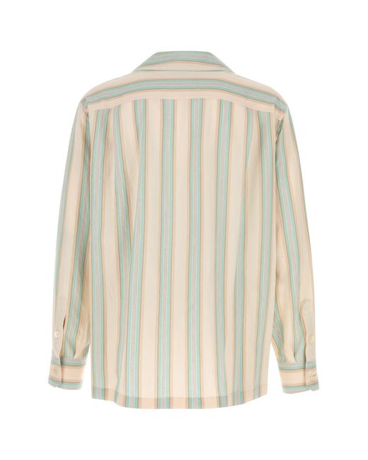 Dolce & Gabbana White Embroidered Jersey Shirt for men