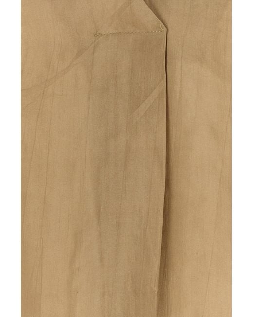 THE ROSE IBIZA Natural Camel Silk Endochina Blouse