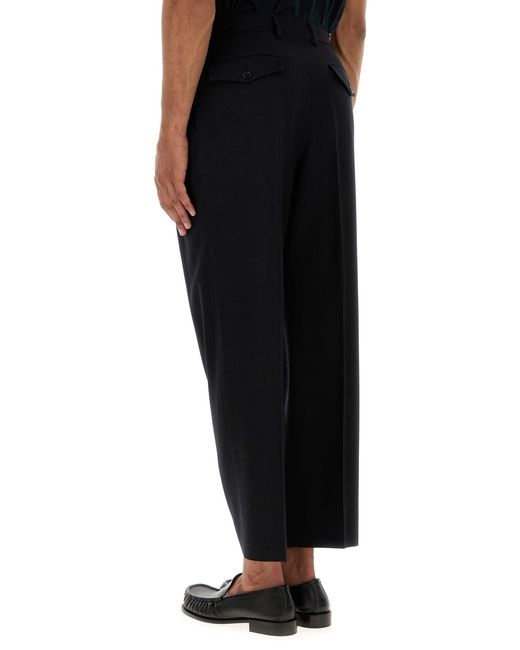 Dries Van Noten Black Wool Pant for men