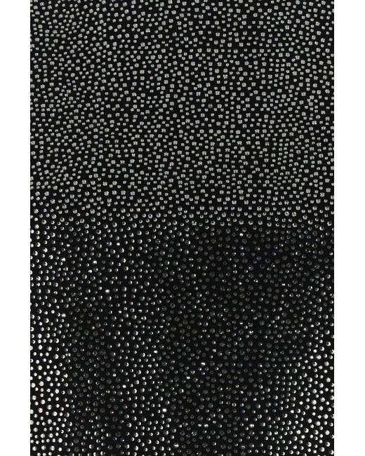 GIUSEPPE DI MORABITO Black Embellished Viscose T-shirt