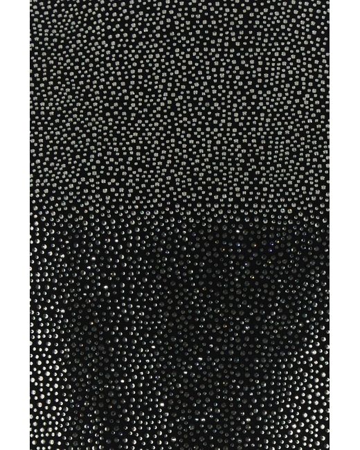 GIUSEPPE DI MORABITO Black Embellished Viscose T-shirt