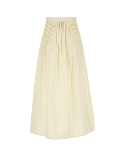 Amotea White Cream Cotton Charlie Skirt