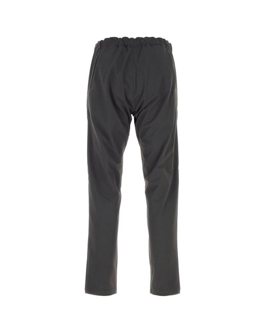 Goldwin Black Charcoal Stretch Polyester Pant for men