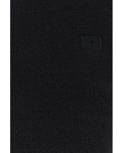 Maglione in nylon stretch nero di T By Alexander Wang in Black