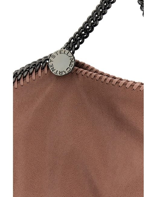Stella McCartney Brown Antiqued Pink shaggy Deer Medium Falabella Handbag
