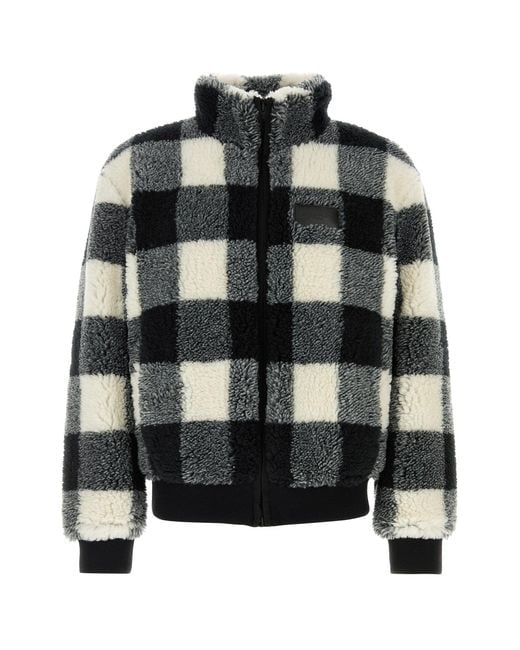 Givenchy Black Embroidered Pile Jacket for men