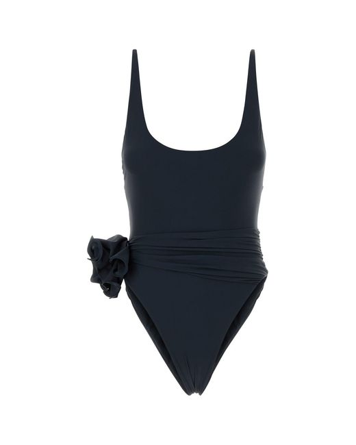 Magda Butrym Blue Ss26 Swimsuit 01