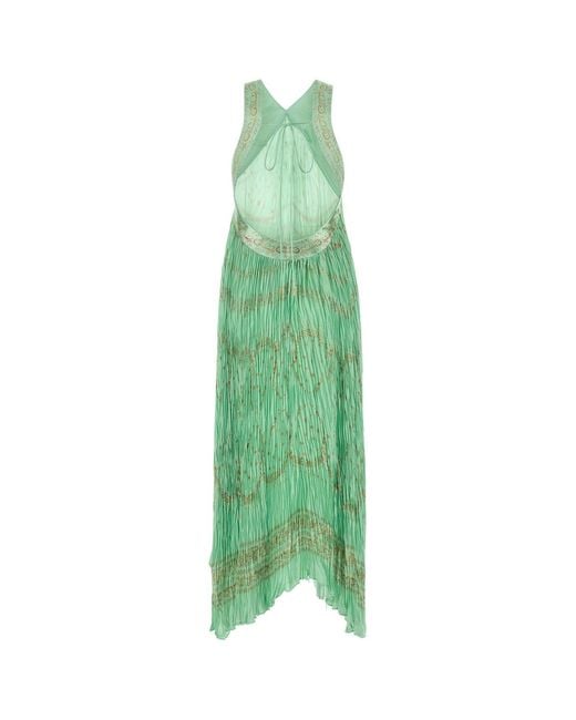 Alberta Ferretti Green Abito