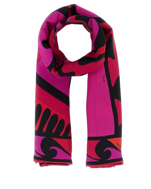 Emilio Pucci Pink Foulard 90X90