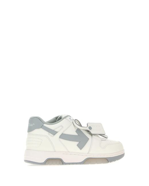 Off-White c/o Virgil Abloh White Off Leather Out Of Office Sneakers for men