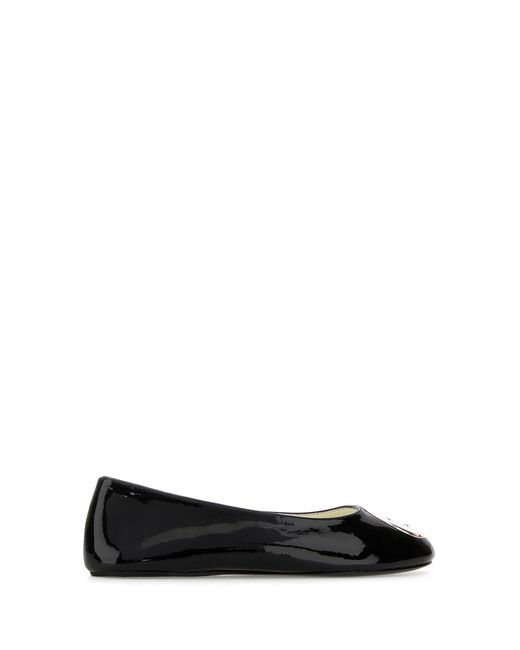 Tory Burch Black Ballrina Riva Nera
