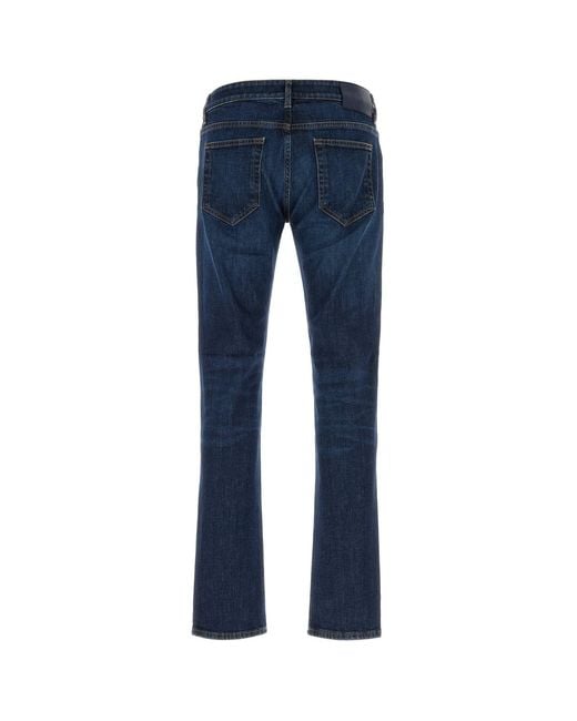 PT Torino Blue Stretch Denim Jeans for men