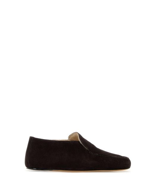 The Row Black Leo Loafer for men