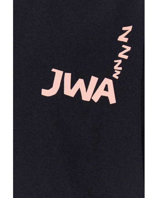 JWA BACK PRINT T di J.W. Anderson in Black da Uomo