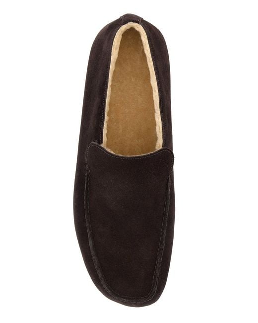 The Row Black Leo Loafer for men