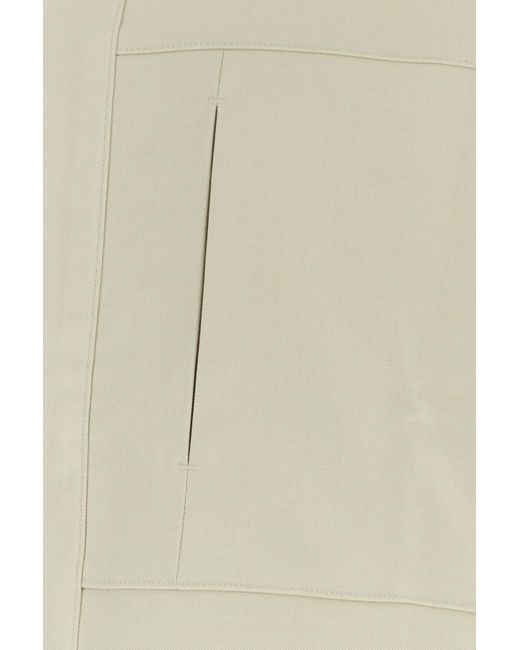 Entire studios Natural Sand Stretch Oxford Shirt