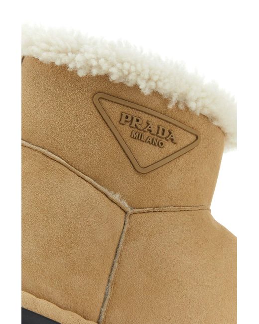 Prada Brown Blow Boots