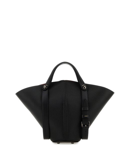 Maison Margiela Black Leather Bucket Bag