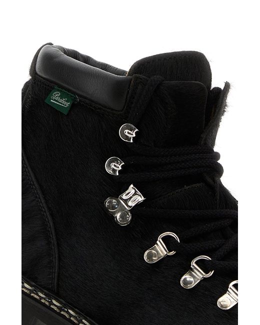 Junya Watanabe Black Solid Lace Up Boots for men
