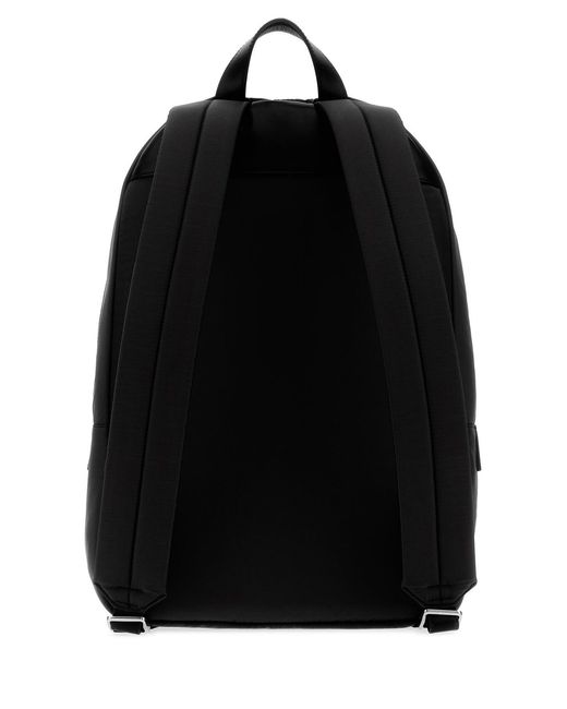 Jil Sander Black Fabric Urban Backpack for men