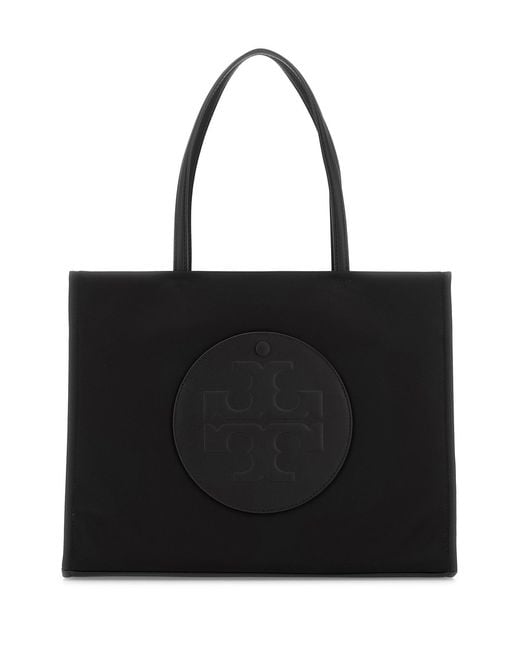 Tory Burch Black Ella Small Tote