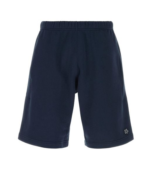 KENZO Blue Logo Shorts for men