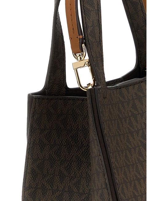MICHAEL Michael Kors Brown Printed Canvas Jordi Handbag
