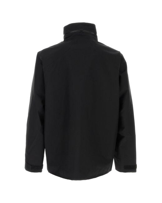 Veilance Black Nylon Field Windbreaker for men