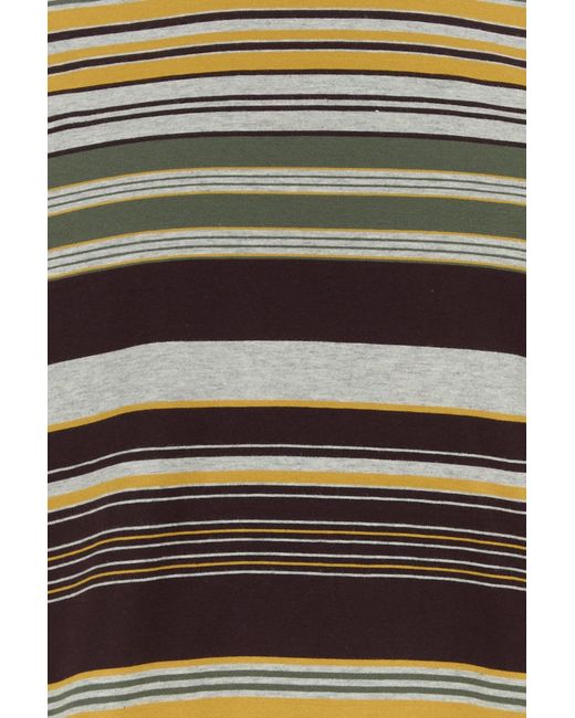 Dries Van Noten Multicolor Embroidered Cotton Oversize Hember T-Shirt for men